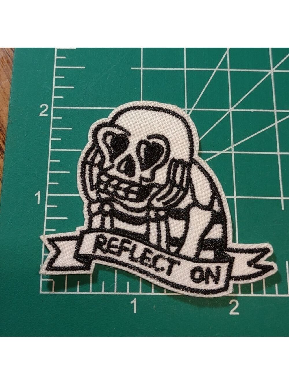 2/$10 Reflect On Skeleton Patch